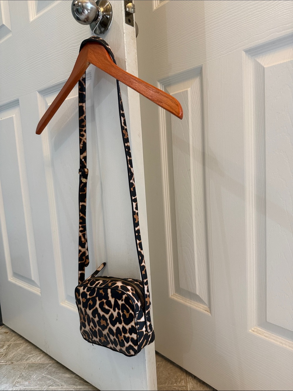 New w/ Tags J. Crew Leopard Print Crossbody - Tan & Black